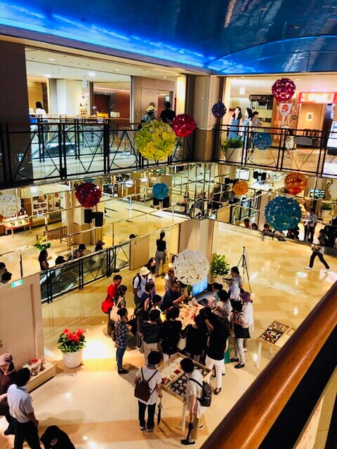 折花イベント会場 横浜スカイビル