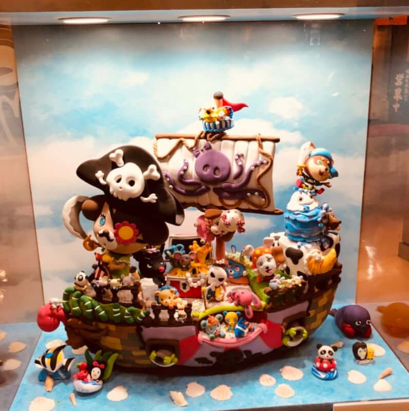 横浜スカイビル10階おちゃっぴ粘土アート展