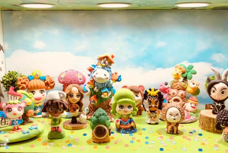 横浜スカイビルおちゃっぴ粘土アート展