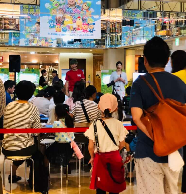 2019.8.3土曜日 スカイビルおちゃっぴ粘土アート展