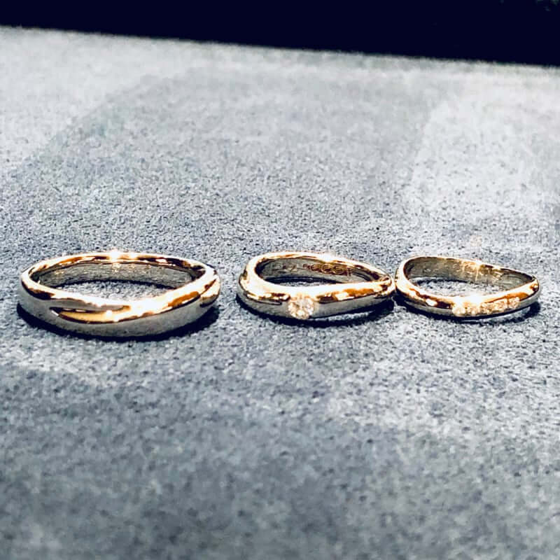サイズ交換、新品仕上げでよみがえった結婚指輪