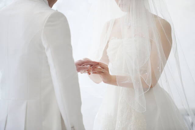 結婚指輪交換式