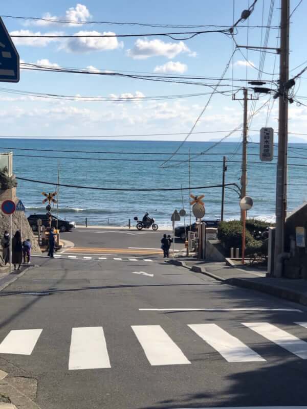 令和3年２月　江ノ電鎌倉高校前駅