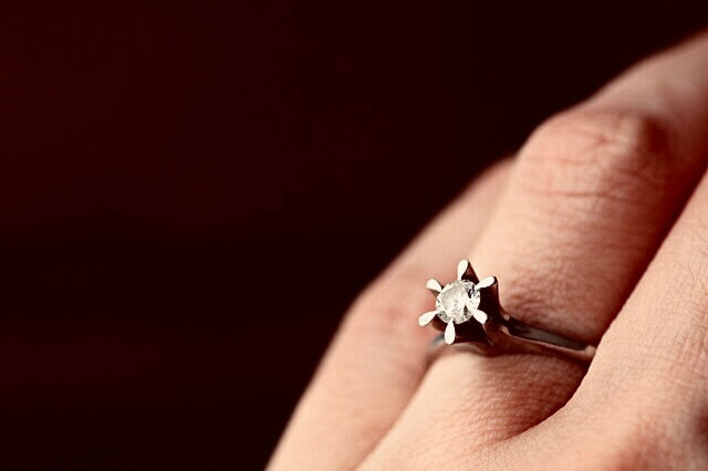 ひと昔前は婚約指輪と言えば立爪指輪でした